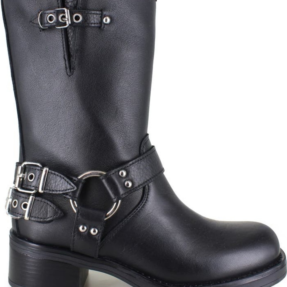 ZIGI Women Marce Moto Bootie in Black  Sz:  EU39/US 8.5-9.0